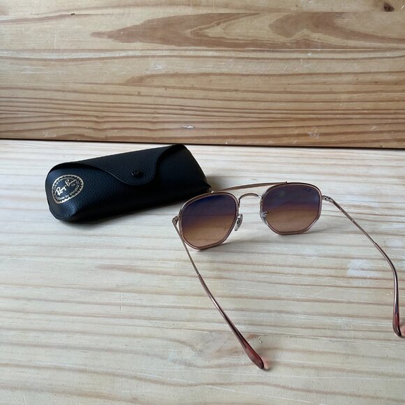 RAY-BAN Light Pink Rose Gold Sunglasses - Picture 6 of 7